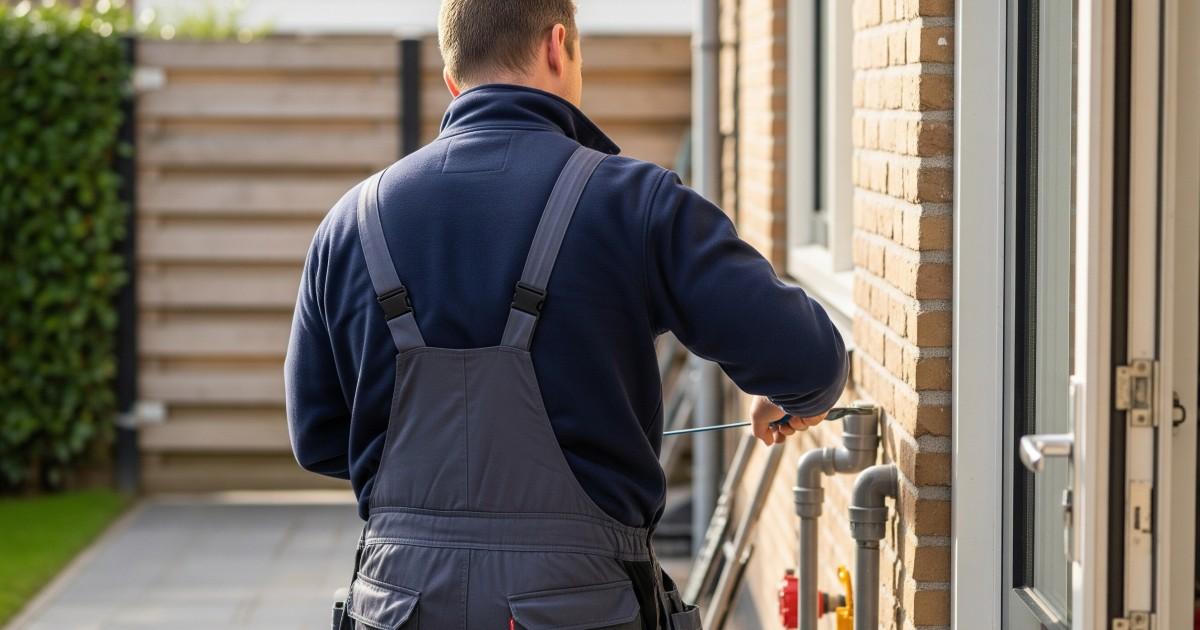 Loodgieter in Almere werkt aan het repareren van leidingwerk voor een goede werking